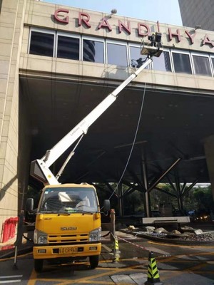 東莞車載式22米高空車租賃服務 即時預定，即刻出車，吊籃出租全程無憂